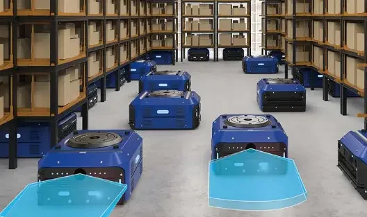 物流自动化设备大赏：AGV机器人穿梭，效率翻3倍​