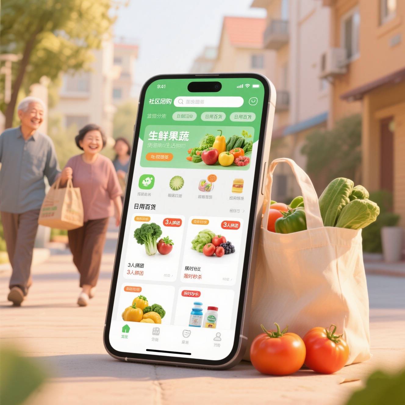 社区团购的物流有多快？凌晨下单，早上就能取